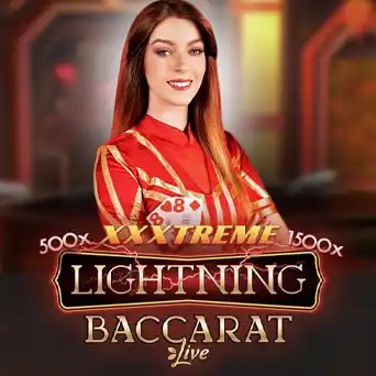 Enjoy Lightning Baccarat by Evolution – logo hosted on spincasinomexico.com