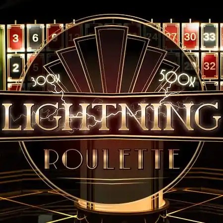 Lightning Roulette by Evolution, showcased at spincasinomexico.com – game logo